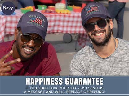 USA 250 Years Semiquincentennial Since 1776 Cap