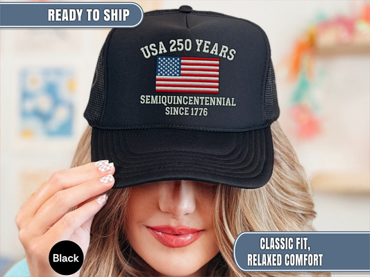 USA 250 Years Semiquincentennial Since 1776 Cap