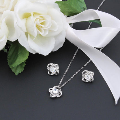Personalized Bridesmaid Jewelry Set – Birth Flower, Name & Message Card